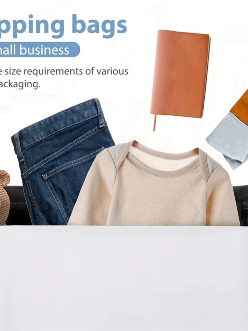 (20) 10 x 13 waterproof Poly Mailers, Durable Adhesive Shipping Bags